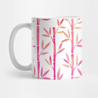 Pink Bamboo Pattern Mug